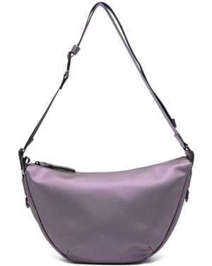 Rains Valera Curved-Base Messenger Bag - Purple
