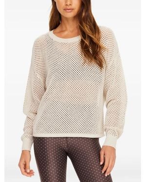 The Upside Sebastian Open-Knit Jumper - Natural