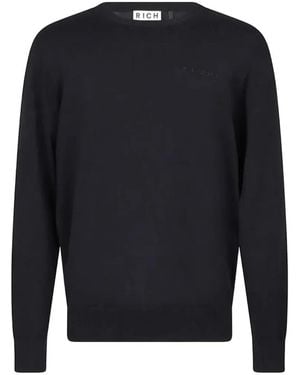 John Richmond Pullover Mit Rundem Ausschnitt - Blau