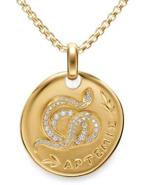 David Yurman Artemis Diamond Amulet - Metallic