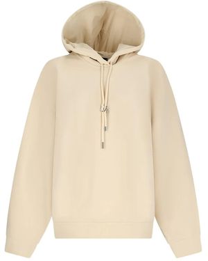 Sportmax Drawstring-Detail Hoodie - Natural