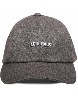 Jacquemus Logo-Plaque Baseball Cap - Gray