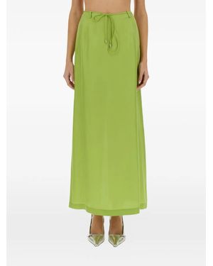 Alysi Drawstring Skirt - Green