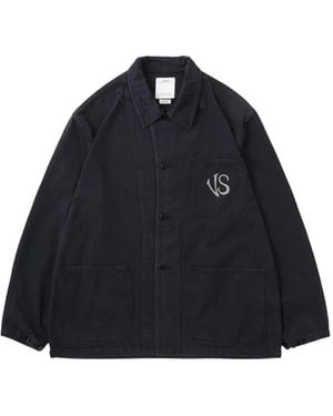 Visvim Tiger Jacke Mit Stickerei - Blau