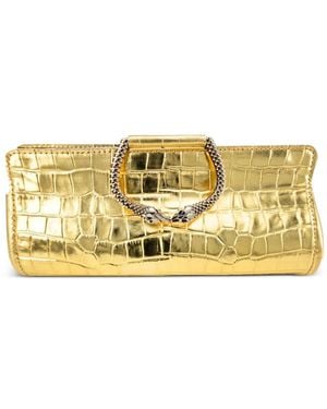 Madison Maison Bolso De Mano Moc Croc - Metálico