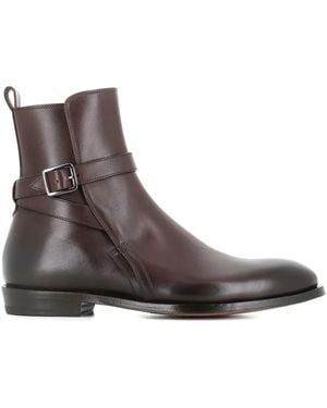 Alberto Fasciani Jason 34013 Buckle Strap Boots - Brown