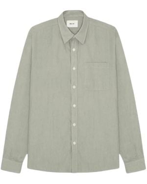 NN07 Deon Chest-Pocket Long-Sleeve Shirt - Green