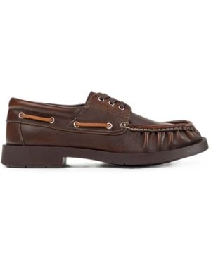 CAMPERLAB 1978 Leather Boat Shoes - Brown