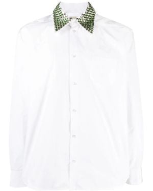 NAMACHEKO Camicia Con Decorazione - Bianco