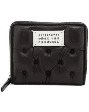 Maison Margiela Glam Slam Leather Zip Wallet - Black