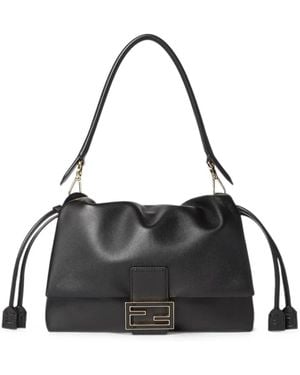 Fendi Medium Mamma Baguette Shoulder Bag - Black