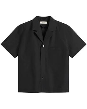 Entire studios Short-Sleeve Camp-Collar Shirt - Black