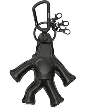 Innerraum Leather-Padded Keychain - White