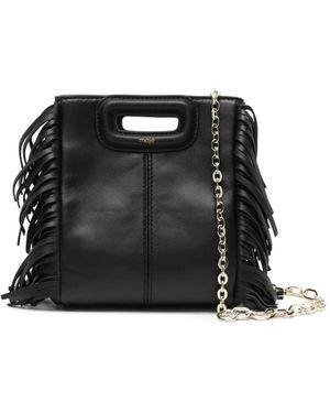 Maje Mini M Bag - Black