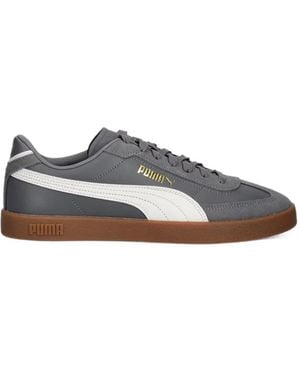 PUMA Logo-Print Panelled Trainers - White