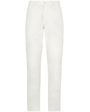 Aspesi Ribfluwelen Broek - Wit