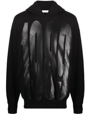 1989 STUDIO ロゴ パーカー - ブラック