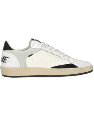 Crime London Chelsea Panelled Trainers - White