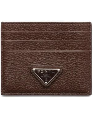Prada Portacarte - Marrone