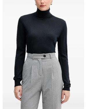 Sisley Roll-Neck Jumper - Black