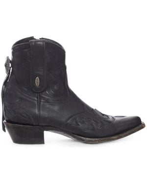 Mexicana Bottes Western Stitched Plus - Noir