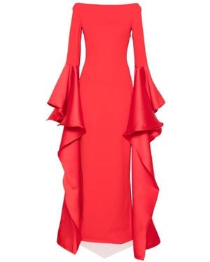 Solace London Astria Maxi Dress - Red