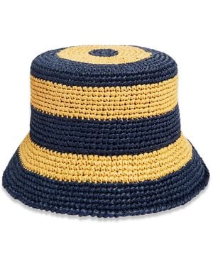 La DoubleJ Sombrero De Pescador A Rayas - Azul