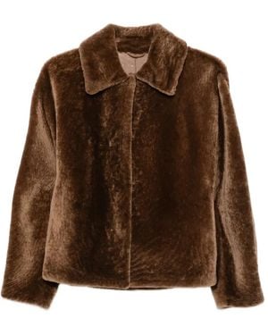 Manzoni 24 Shearling Jacket - Brown