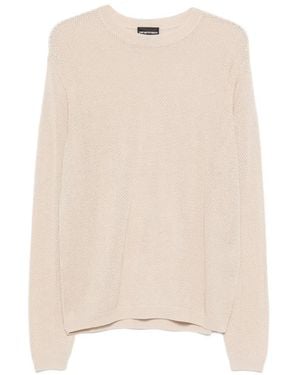 Emporio Armani Crew-Neck Jumper - Natural