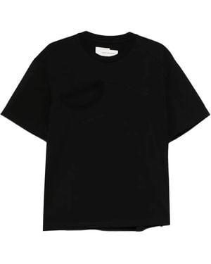 Feng Chen Wang T-Shirt Met Korte Mouwen - Zwart