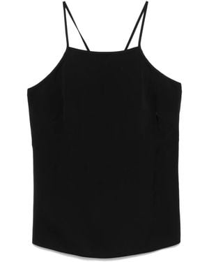 Twinset Square-Neck Tank Top - Black