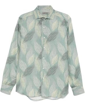 Corneliani Linen Shirt - Blue