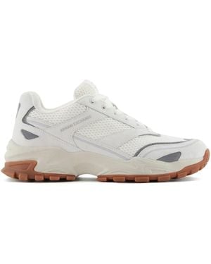 ARMANI EXCHANGE Sneakers Aus Leder - Weiß