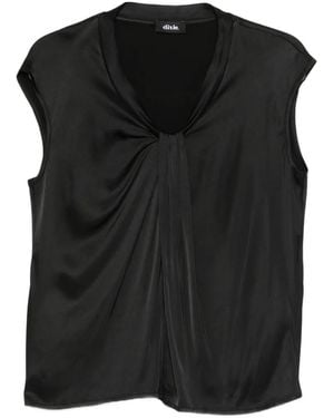 Dixie Blouse À Design Sans Manches - Black