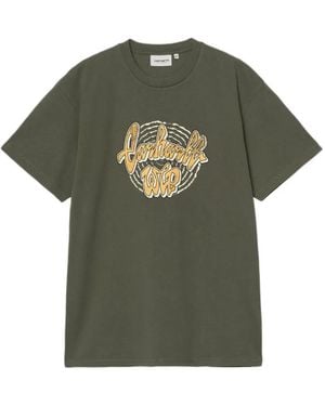 Carhartt Graphic-Print Chedda T-Shirt - Green