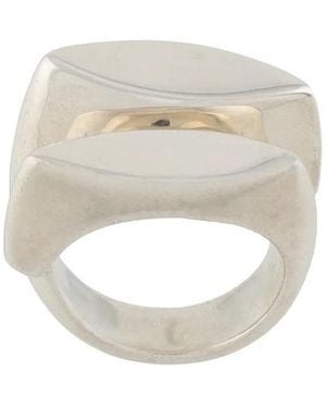 Annelise Michelson Sterling Signet Ring - White