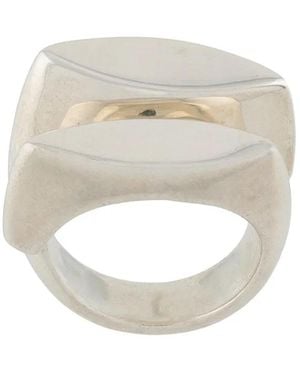 Annelise Michelson Sterling Signet Ring - White