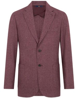 Brooks Brothers Notch-Lapel Blazer - Purple