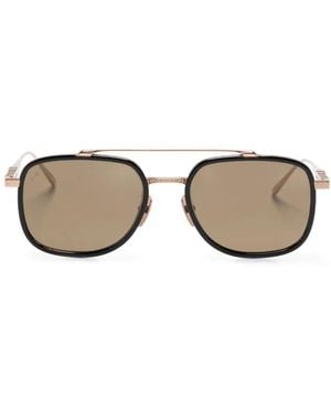 Leisure Society Tempest Pilot-Frame Sunglasses - Pink