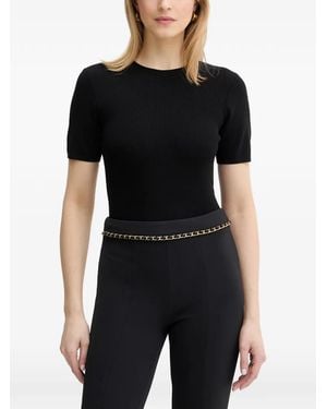 Silvian Heach Open-Back Top - Black