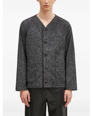 Engineered Garments Button-Fastening Pocket Cardigan - Grey