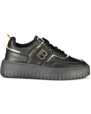Laura Biagiotti Logo-Embellished Platform Trainers - Black