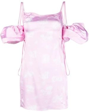 Jacquemus La Mini Robe Chouchou パフスリーブ ドレス - ピンク