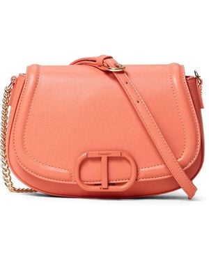 Twinset Sac À Bandoulière Oval T - Orange