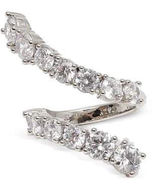 Panconesi Double-Band Embellished Ring - Metallic