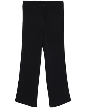 N°21 Button-Fastening Trousers - Black