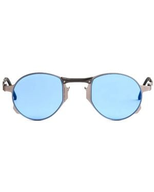 Movitra Levitas C1 Round-Frame Sunglasses - Blue