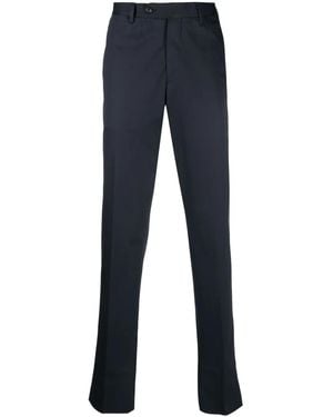 Lardini Tailored Cotton Blend Pants - Blue