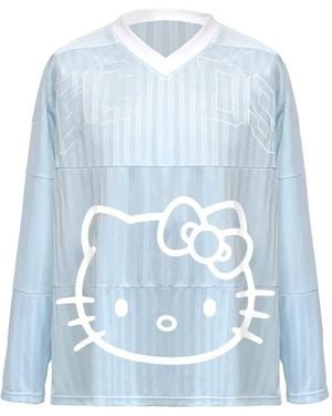 Gcds Long Sleeves Hockey T-Shirt - Blue