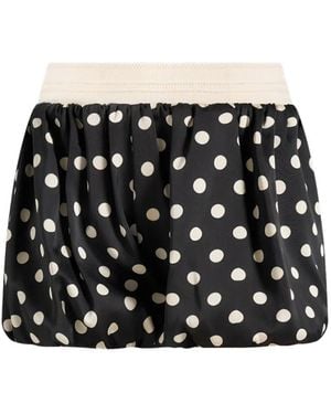 Manière De Voir Zoe Ballonshorts Mit Polka Dots - Schwarz